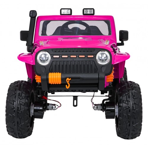 Ružové vozidlo Jeep Monster