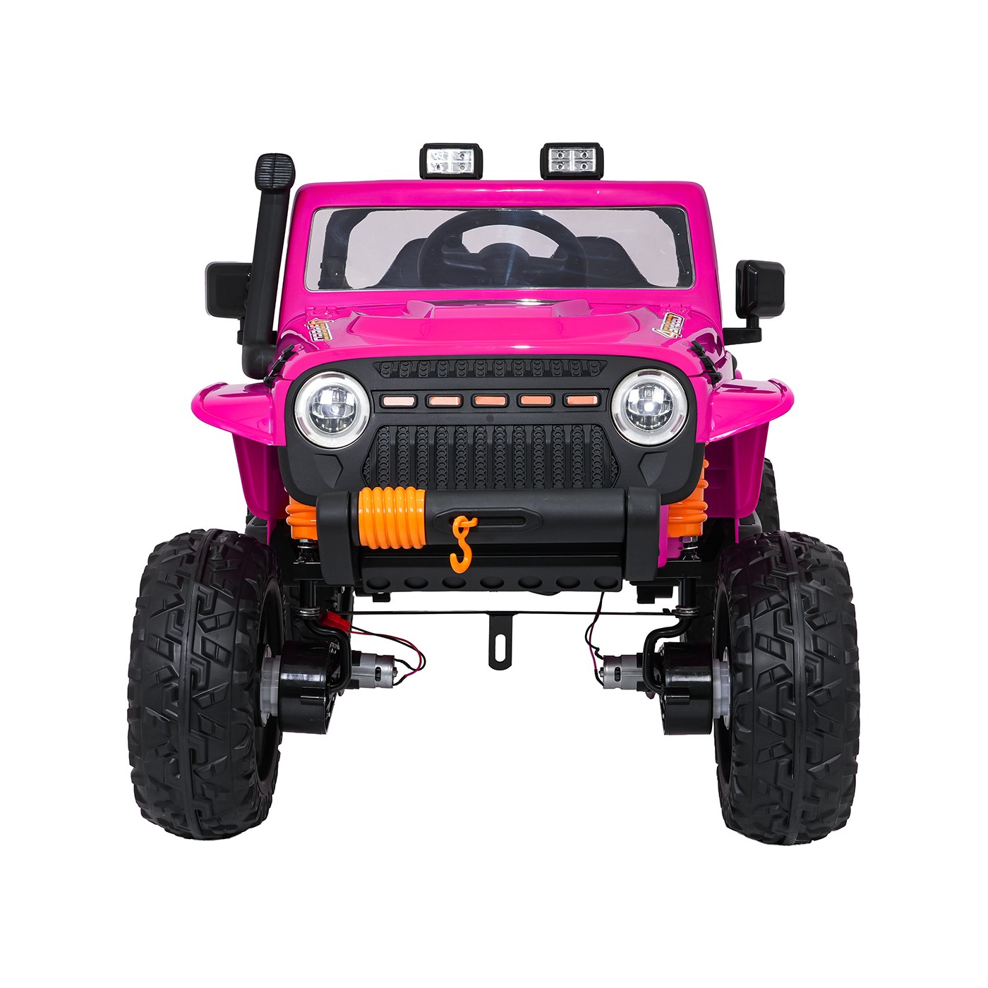 Ružové vozidlo Jeep Monster