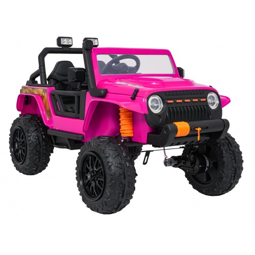 Ružové vozidlo Jeep Monster