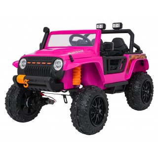 Ružové vozidlo Jeep Monster