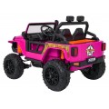 Ružové vozidlo Jeep Monster