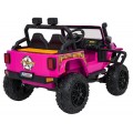 Ružové vozidlo Jeep Monster