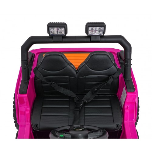 Ružové vozidlo Jeep Monster