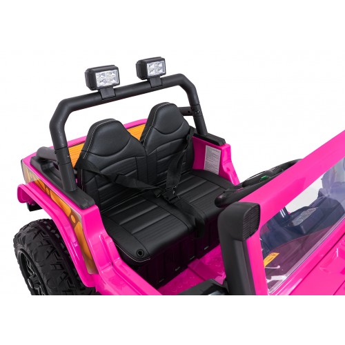 Ružové vozidlo Jeep Monster