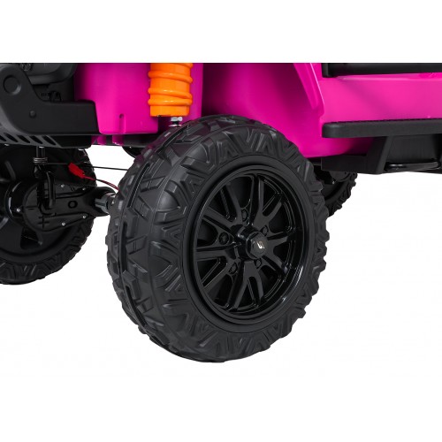 Ružové vozidlo Jeep Monster