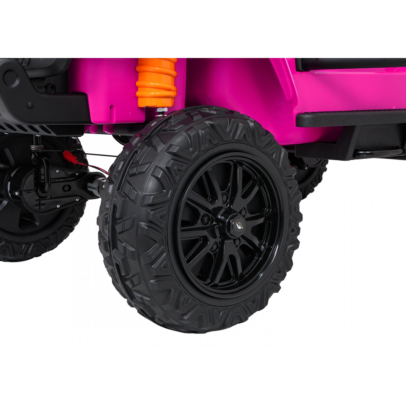 Ružové vozidlo Jeep Monster