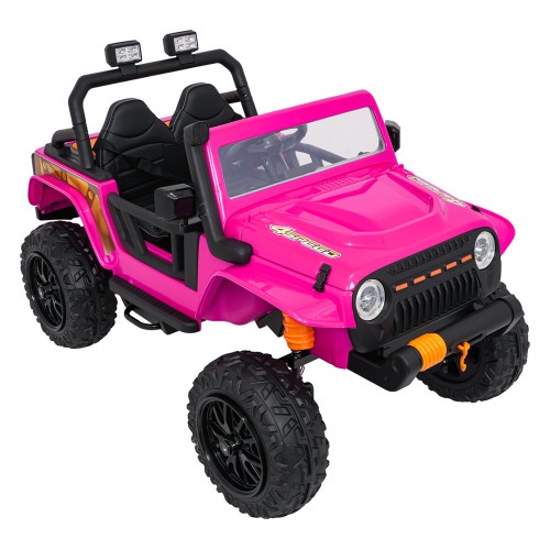 Ružové vozidlo Jeep Monster