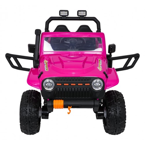 Ružové vozidlo Jeep Monster
