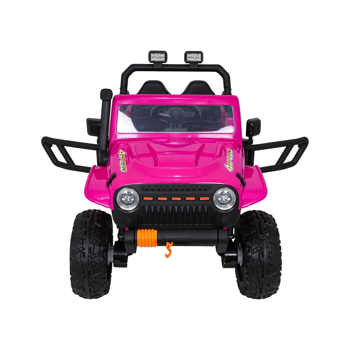 Ružové vozidlo Jeep Monster