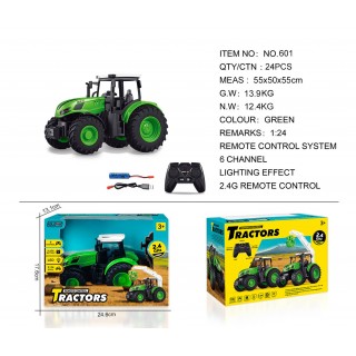 Zelený traktor 1:24 s diaľkovým ovládaním