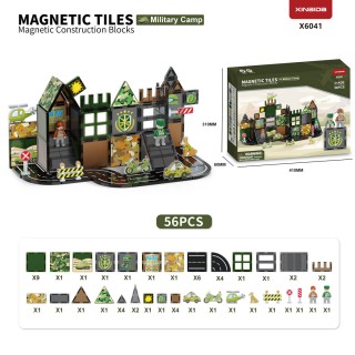 Magnetické tehly Army 56el.