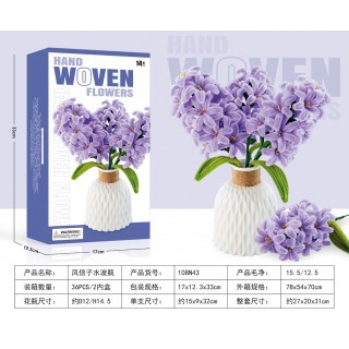 Kytica mäkkých kvetov DIY Hyacinty