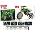 Sada kociek Motocykel zelený 466el.