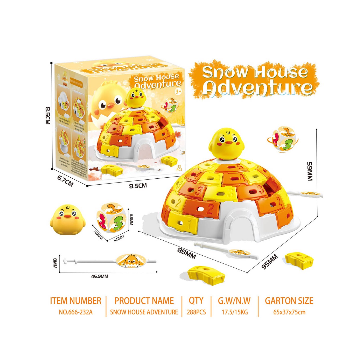 Igloo Bricks Arcade Game Duckling Version