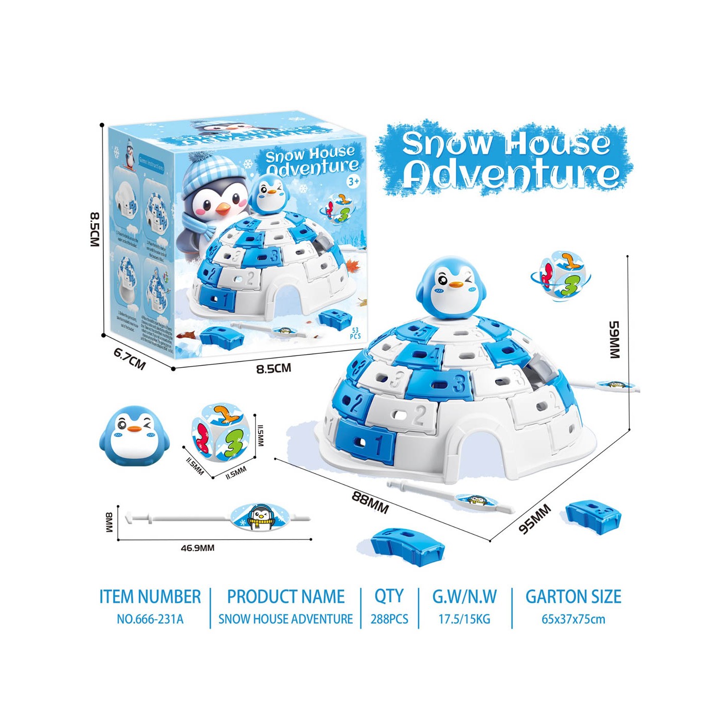 copy of Igloo Bricks Arcade Game Duckling Version