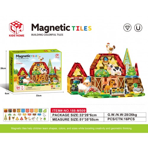 Magnetická sada fariem 54el.