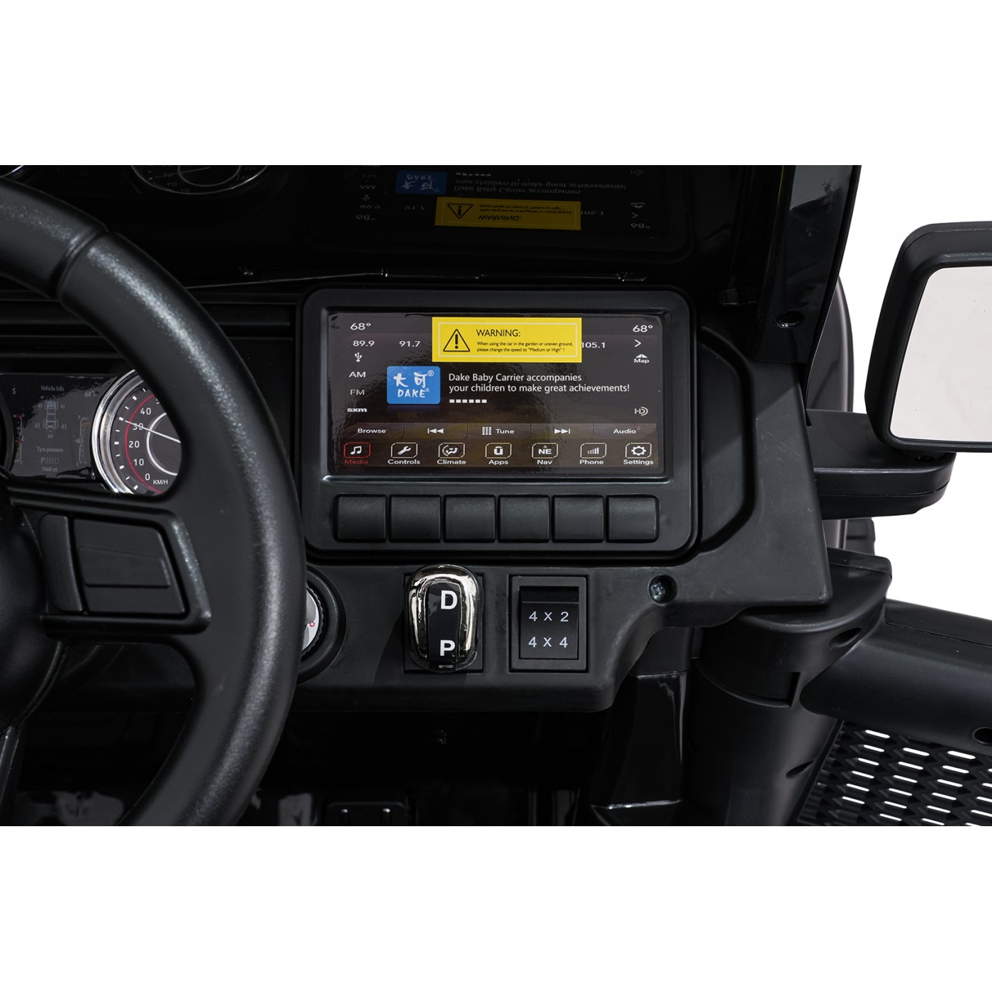 Jeep Wrangler Rubicon LIFT čierne vozidlo