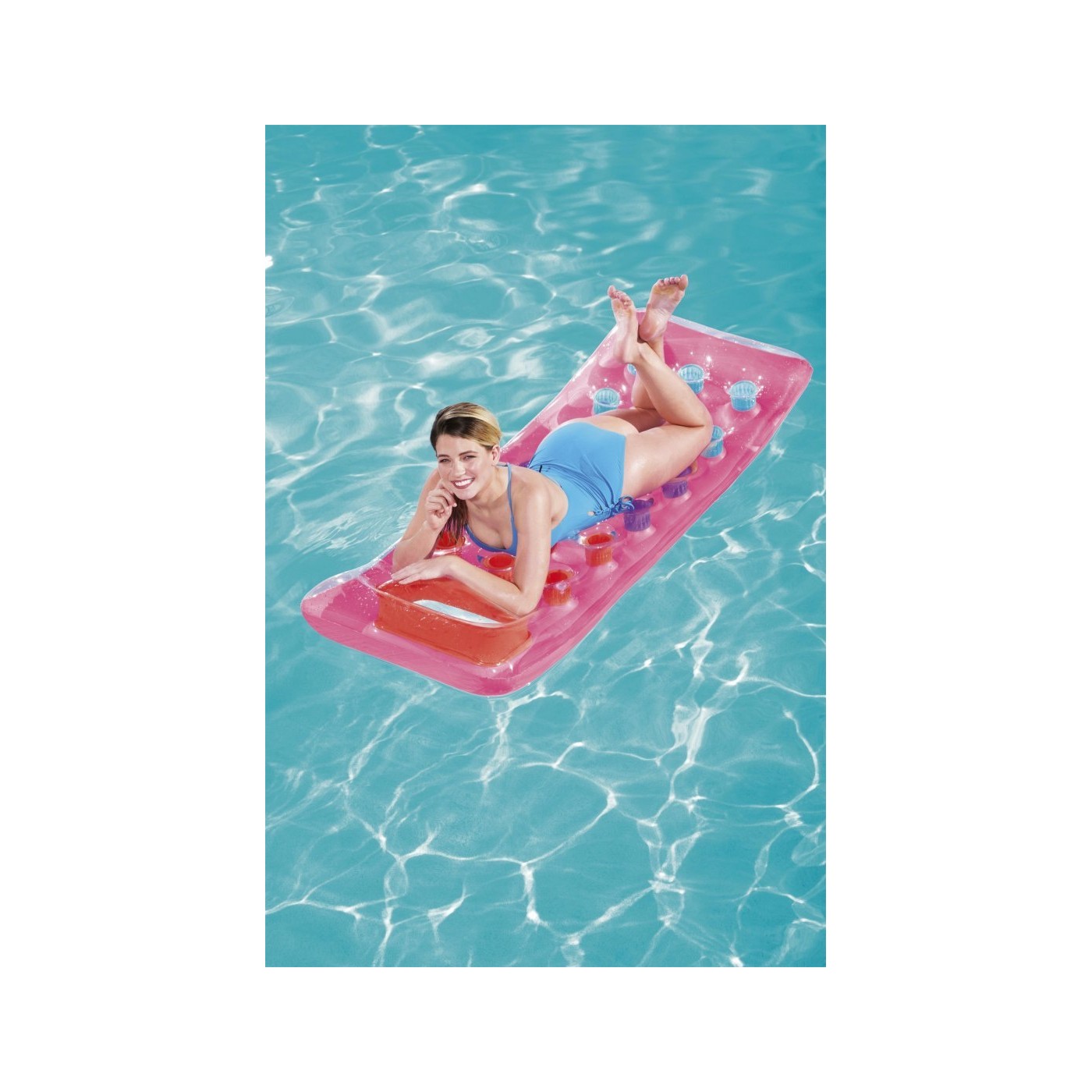 Matrac Plážový 188 71cm BESTWAY Ruž