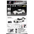 R/C Drift Car 1:20 so svetlami Funkcia biela