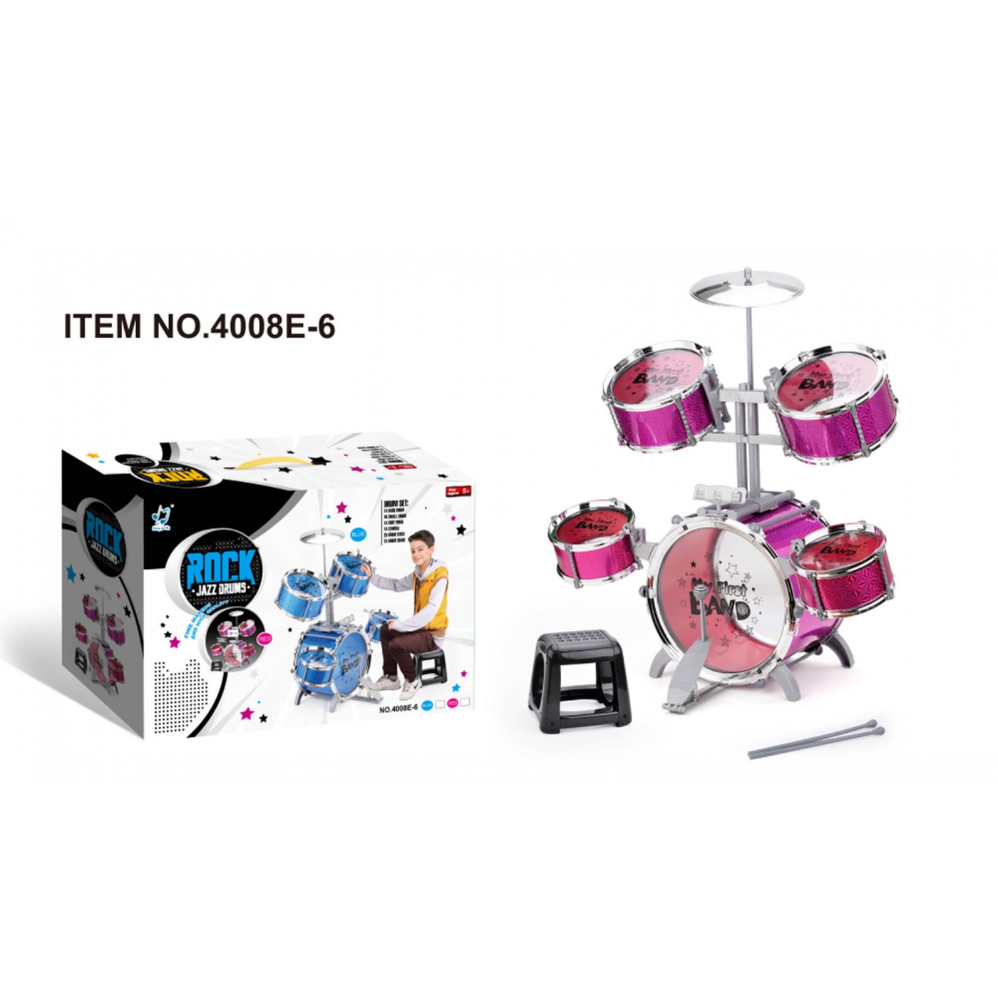 ROCK BAND Large Percussion Red
