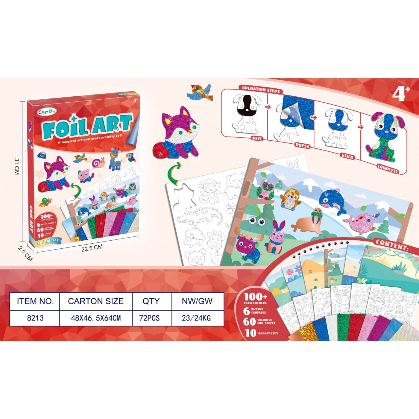 Kreatívny peeling Set Edition Animals
