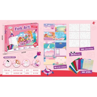 Kreatívna nálepka Set Princess Edition