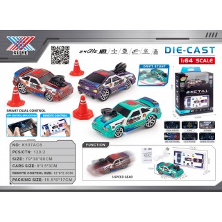 Driftovacie auto 1:64 HEADWAY + príslušenstvo
