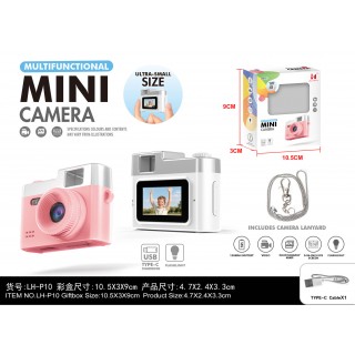 Mini fotoaparát biely