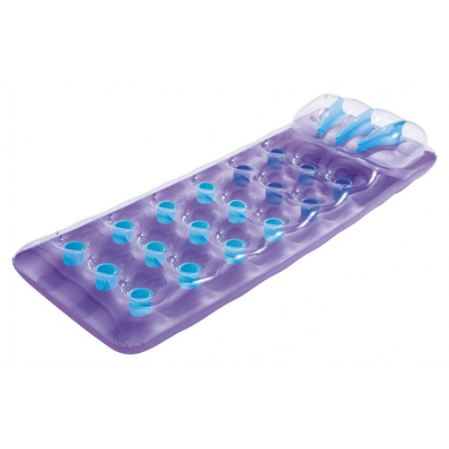 Neonový Matrac plážový BESTWAY Fialový 188x71cm + Opravná sada