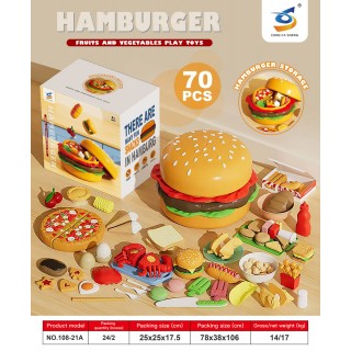 Súprava príslušenstva pre rýchle občerstvenie + hamburgery