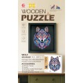 Drevená sada puzzle 156el. Wolf