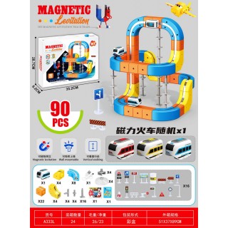 Magnetické farebné železnice 90el.