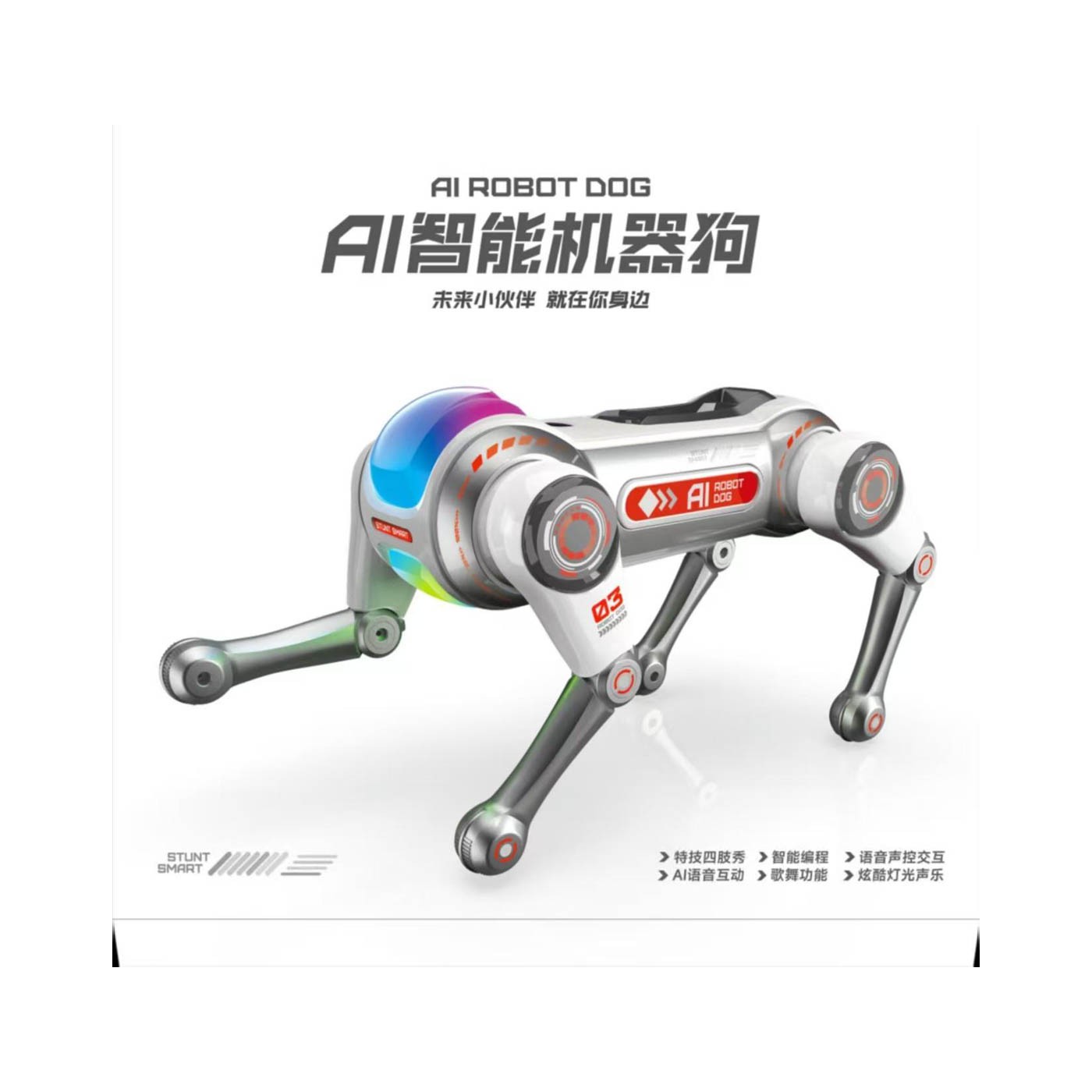R/C robot AIDOG s funkciou svetiel