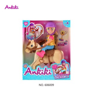 Bábika Ankiki s koňom + príslušenstvo