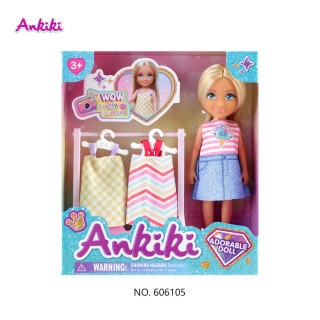 Bábika Ankiki + šatník