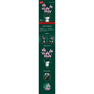 Ružové orchidey Kvetinová súprava 562el.