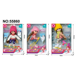 Berry Doll + príslušenstvo Snowboard Edition