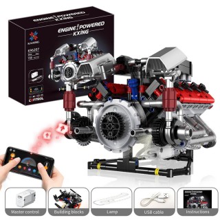 Sada tehál Motor s USB a svetlom 700el.