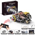 Sada tehál Motor s USB , svetlami a dymom 1394 párov.