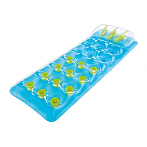 Neonový Matrac plážový BESTWAY Modrý 188x71cm + Opravná sada