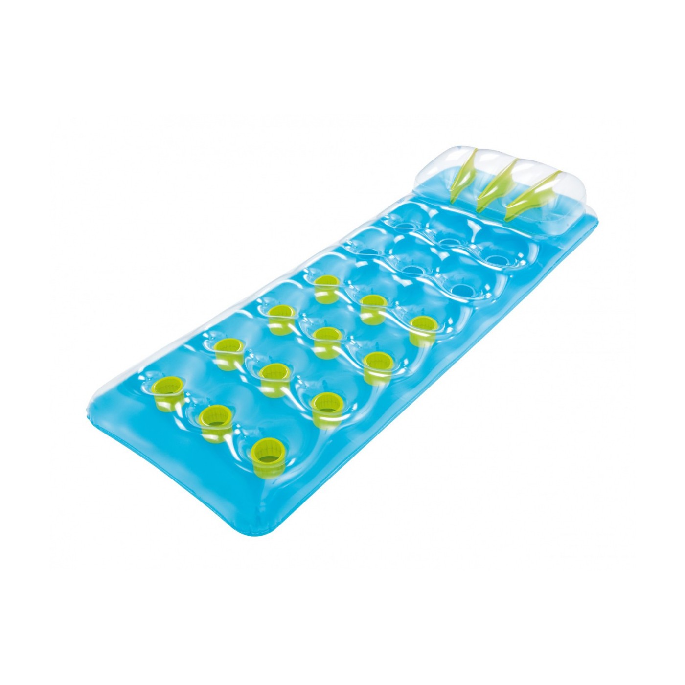 Neonový Matrac plážový BESTWAY Modrý 188x71cm + Opravná sada