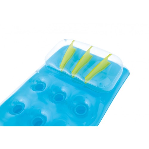 Neonový Matrac plážový BESTWAY Modrý 188x71cm + Opravná sada