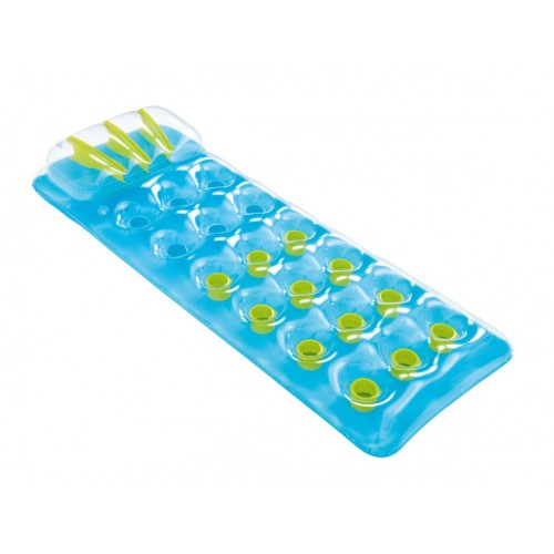 Neonový Matrac plážový BESTWAY Modrý 188x71cm + Opravná sada