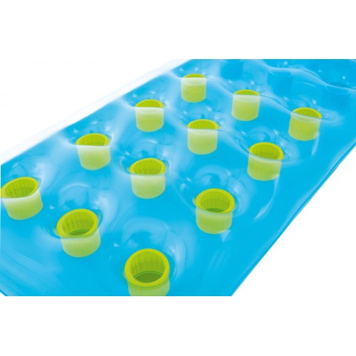 Neonový Matrac plážový BESTWAY Modrý 188x71cm + Opravná sada