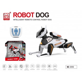 Robot R/C X-DOG biely