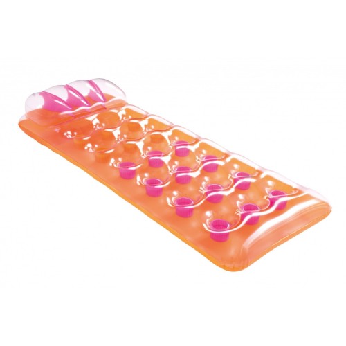 Neonový Matrac plážový BESTWAY Oranžový 188x71cm + Opravná sada