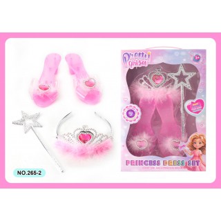Stylingová súprava pre topánky a náhrdelník Princess