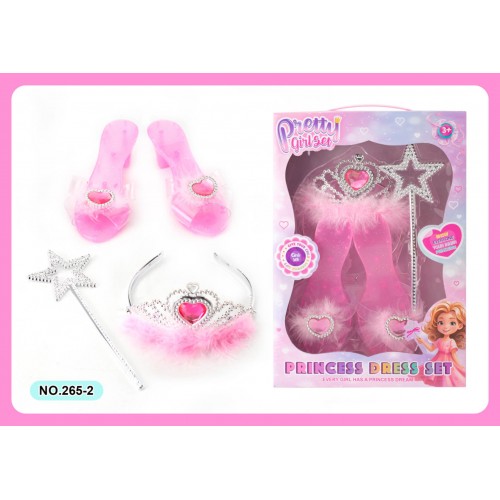Stylingová súprava pre topánky a náhrdelník Princess