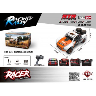 R/C terénne auto RACE 12 1:12 Biela a oranžová