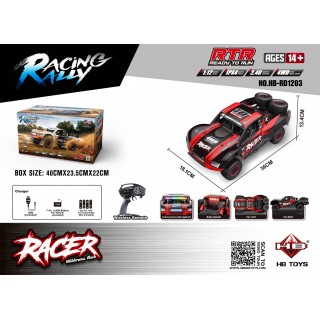 R/C terénne auto RACE 18 1:12 čierno-červené